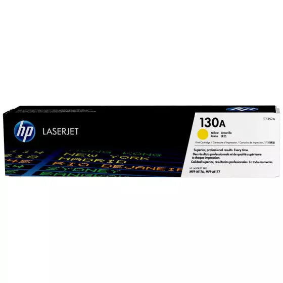 Toner HP 130A Yellow CF352A Original Haute Qualité pour LaserJet Pro