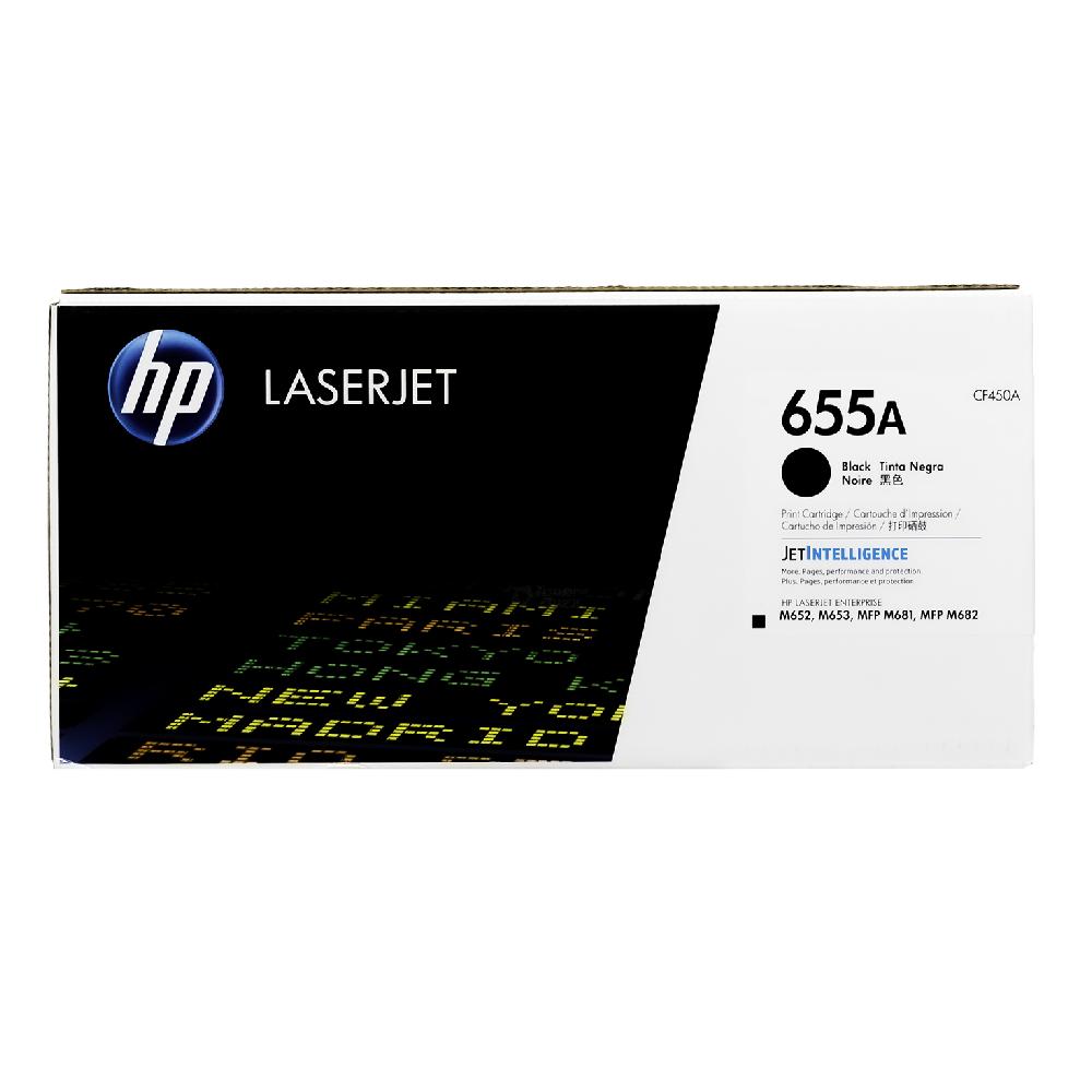 Toner HP 655A Noir CF450A Original Haute Qualité pour LaserJet Enterprise