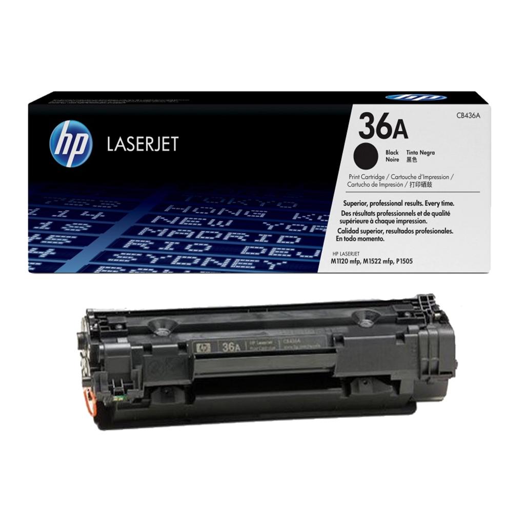 Toner HP 36A Noir CB436A Original Haute Qualité pour LaserJet