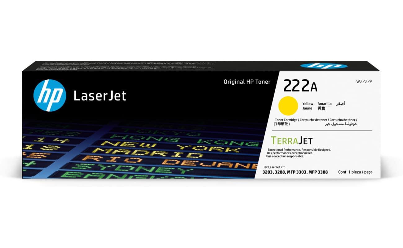 Toner HP 222A Yellow W2222A Original Haute Qualité pour LaserJet Pro