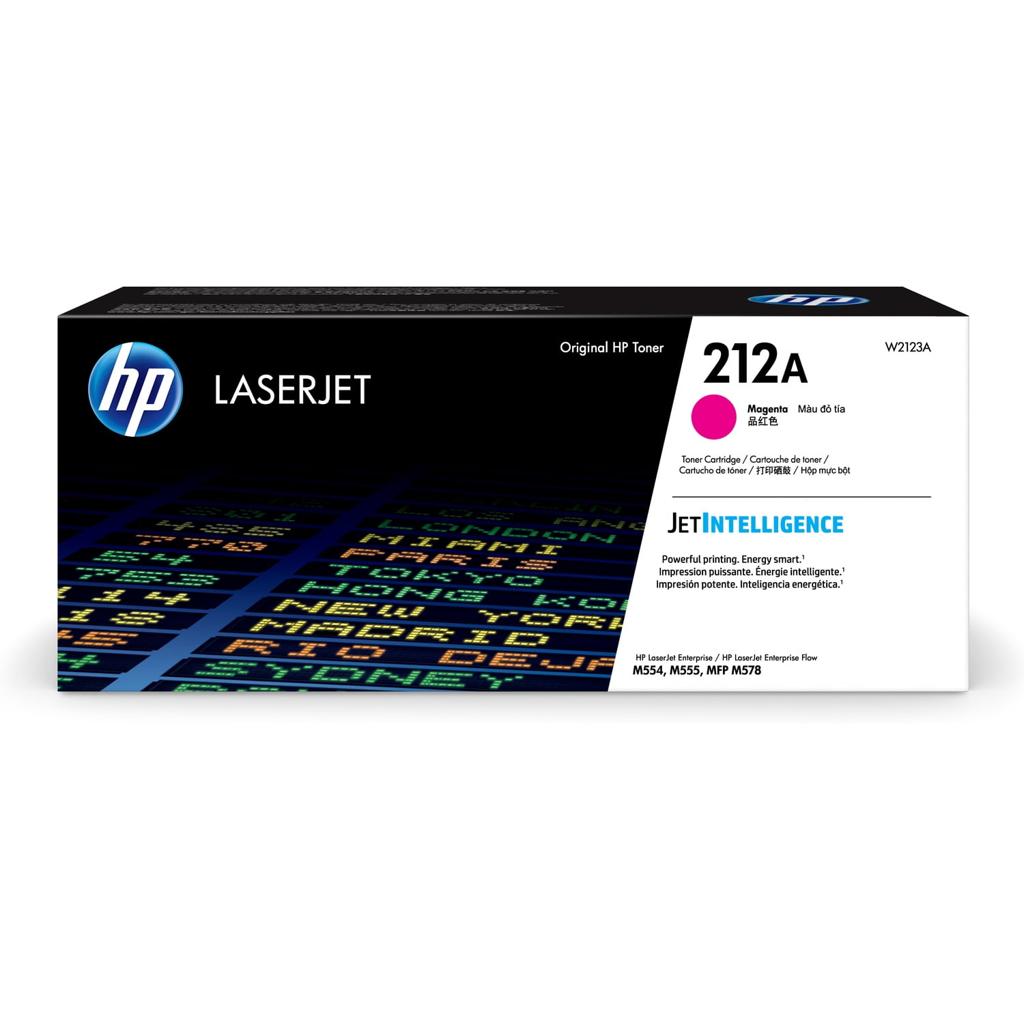 Toner HP 212A Magenta W2123A Original Haute Qualité pour LaserJet Enterprise