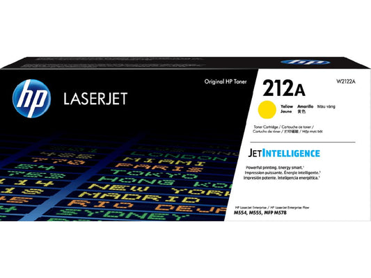 Toner HP 212A Yellow W2122A Original Haute Qualité pour LaserJet Enterprise