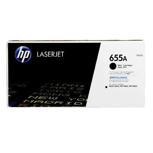 Toner HP 655A Noir CF450A Original Haute Qualité pour LaserJet Enterprise