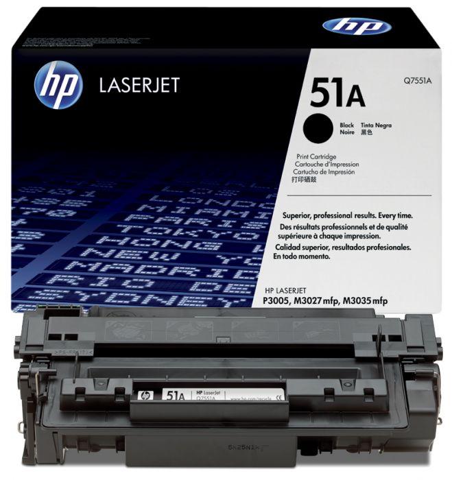 Toner HP 51A Noir Q7551A Original Haute Qualité pour LaserJet