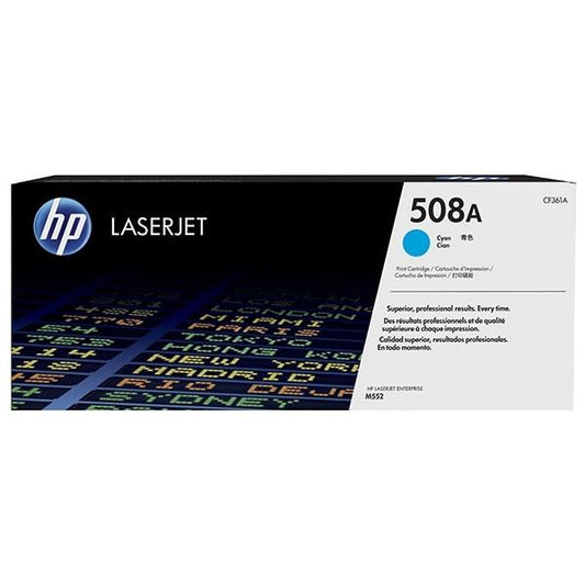 Toner HP 508A Cyan CF361A Original Haute Qualité pour LaserJet Enterprise