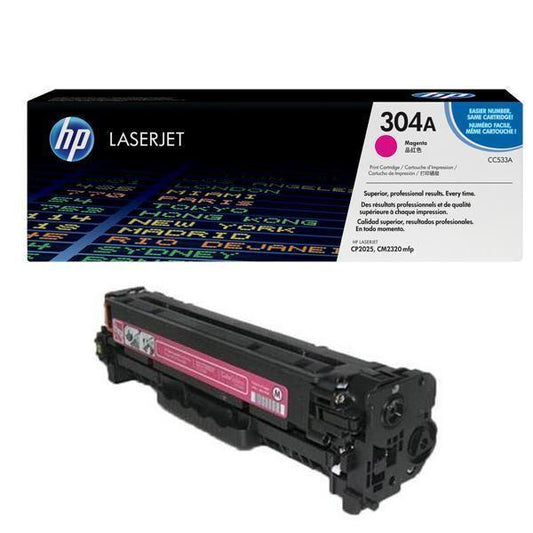 Toner HP 304A Magenta CC533A Original Haute Qualité pour LaserJet