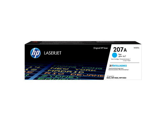 Toner HP 207A Cyan W2211A Original Haute Qualité pour LaserJet Pro
