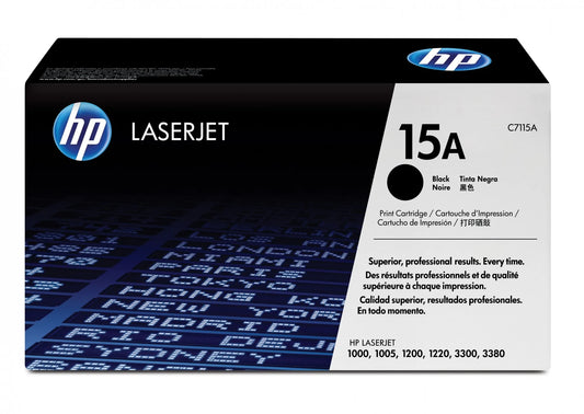 Toner HP 15A Noir C7115A Original Haute Qualité pour LaserJet