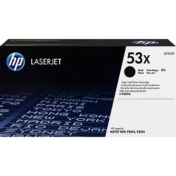 Toner HP 53X Noir Q7553X Original Haute Capacité pour LaserJet