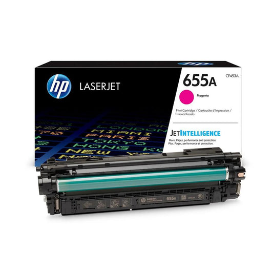 Toner HP 655A Magenta CF453A Original Haute Qualité pour LaserJet Enterprise